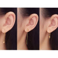 1 Pair Hot Selling Ball Sui Suta Earrings 24K Gold Water Drop Set H1 Pendant Eardrop Versatile Personality Autumn Retro Kaner Dul Popular Jewelry Accessories Birthday Wedding Engagement Bridal Party Unique Gift Item for Ladies Gold/Silver Color. 