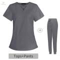 Nurse Suit for Pet Workers Breathable Lightweight Jogging Pant Multipurpose XS Gray. 
