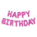 Colorful Birthday Foil Banner: Multicolor, Black, Red, Golden, Silver, Blue, and Pink Foil Birthday Banner Balloons- (Pack of 1 Pcs). 