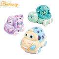 3pcs Baby Cars Toy For Boys Girls Cartoon Animal Inertia Car With Rattles Infant Toys For Birthday Gifts.