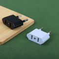 2Pcs EU Adapter Travel Converter Adapter American China US To EU Plug Euro Plug Electrical Adapter AC Electrical Socket Demoo. 