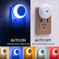 Ayan Auto On/Off Mini Wall LED Night Light Bedroom Nightlight. 