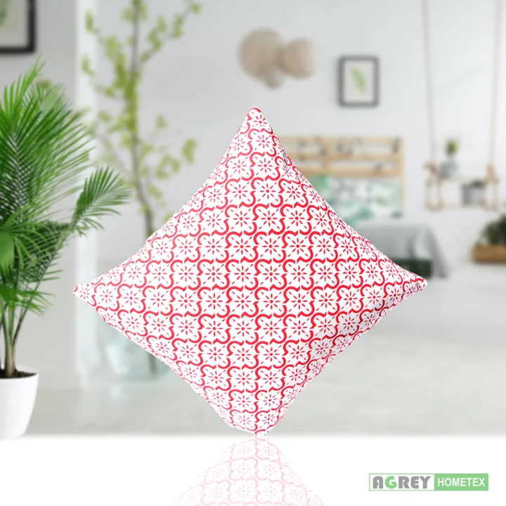 Fiber%20Cushion%20with%20Cover,%20White%20&%20Red,%20(18"x18"),%20Set%20of%205%20-%20Image%204