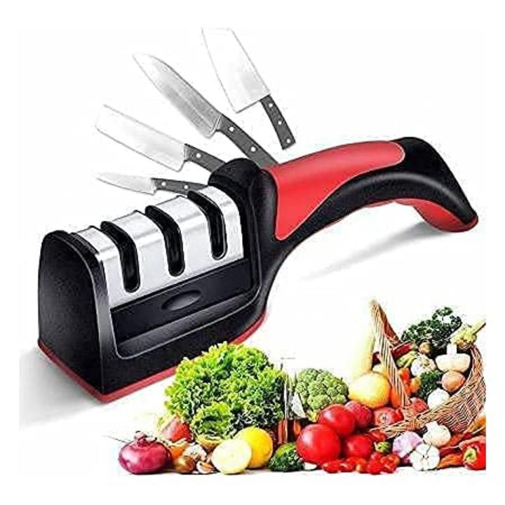 Knife Sharpener Stainless Steel Kitchen Tool Sharpening Stone Grinder Knives Sharpener Kitchen Tools - Knife Sharpener
