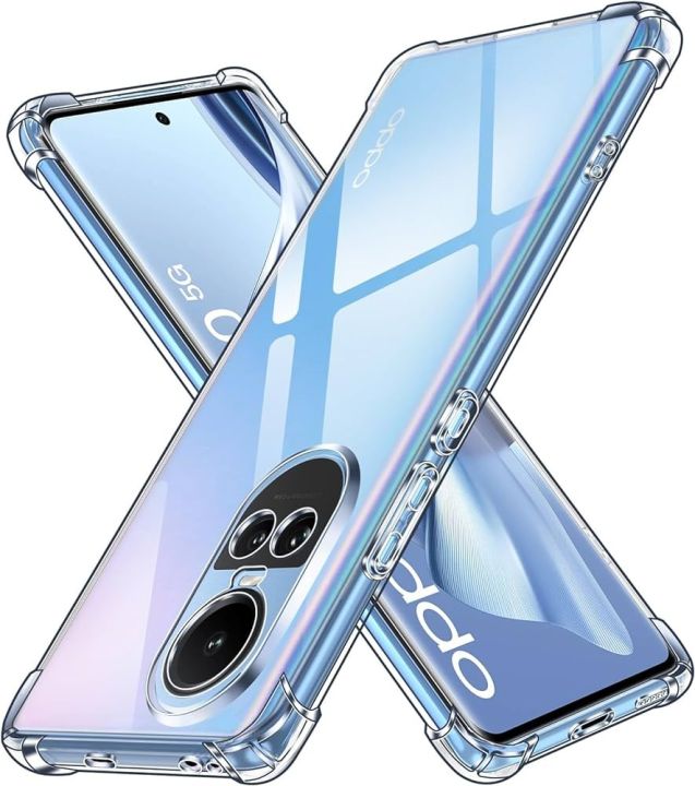 GOKEN Cover Per Oppo Reno 10 5G / Reno 10 Pro 5G - Custodia In Silicone TPU A Gradiente Colori (Rosa/Verde), Antiurto, Antiscivolo, Foro Fotocamera Rialzato - 3