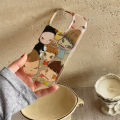 Creative cartoon anime personality girl style Case iPhone 16 Pro max 15 Pro 13 12 11 Pro Max iPhone14 hard Cover.