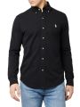 Full Sleeve Oxford Shirt Ralph Lauren- Deep Black - Shirt For Men - Shirt. 