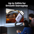 UGREEN 16K Displayport 2.1 Cable Nylon Braided Ultra High Speed 80Gbps Gaming Monitor Cable DP to DP Support 3D HDR HDCP FreeSync G-Sync Laptop PC TV. 