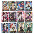 【In-Stock】 50PCS Demon Slayer Cards Version SSR Card Ultra Rare Card Tanjirou Kamado Nezuko Character Collection Card. 