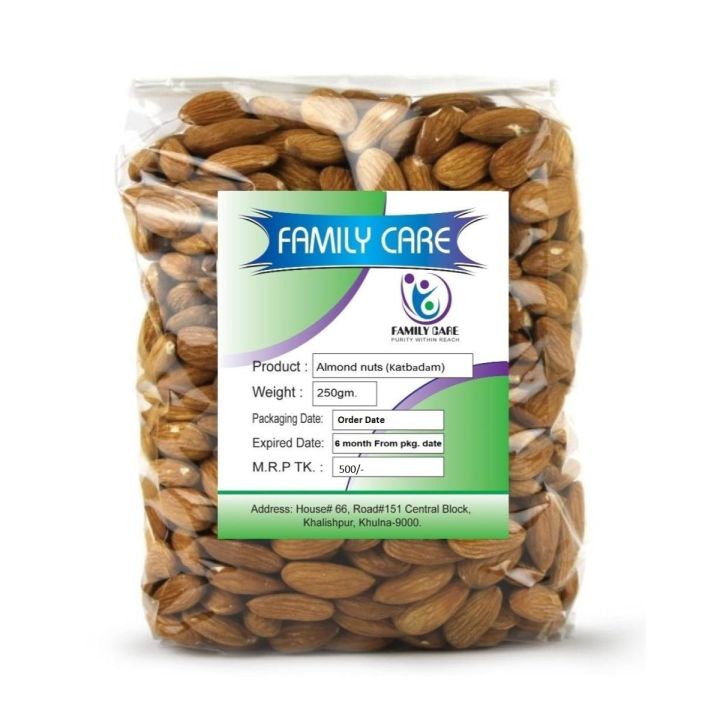 Almond Nuts /Katbadam -250Gm - Badam