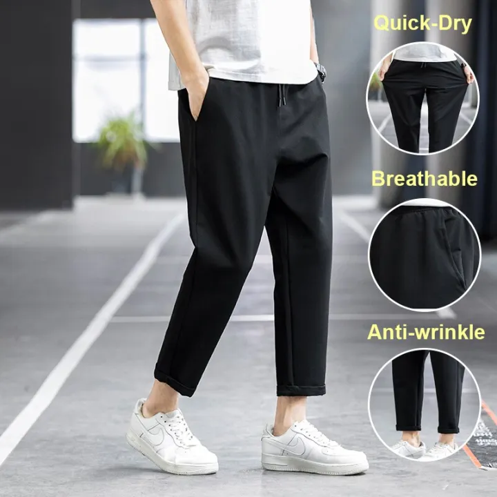 Men's%20Summer%20Spring%20Casual%20Fashion%20Quick%20Dry%20Breathable%20Solid%20color%20Pants%20Male%20Lightweight%20Street%20Fitness%20Joggers%20Trousers%20-%20Image%208