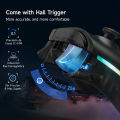 o Switdows, N joystick game controller EasySMX X15 wireless PC controller, Bluetooth controller, suitable for PC Winintendch, Android/iOS, RGB, Hall effect. 