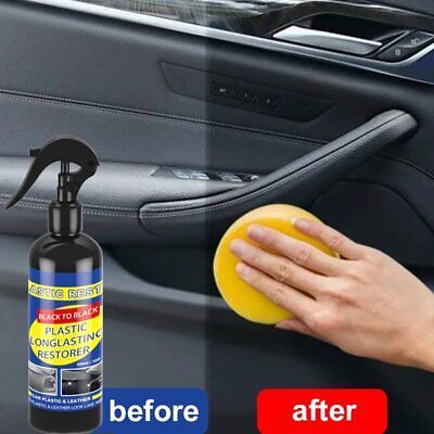 Plastic Restorer Agent - Plastic Part Retreading Agent Wax Instrument Wax Reducing Agent - Scratch and Swirl Remover - Easy and Quick Plastic Trim Restorer