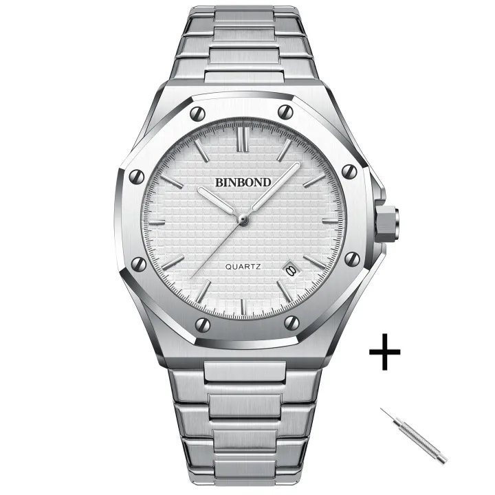 BINBOND%20B0233%20Fashion%20Casual%20Men%20Watches%20Big%20Dial%20Silver%20Stainless%20Steel%20Calendar%20Quartz%20Wristwatch%20Classic%20Top%20Brand%20Male%20Clock%20-%20Image%203