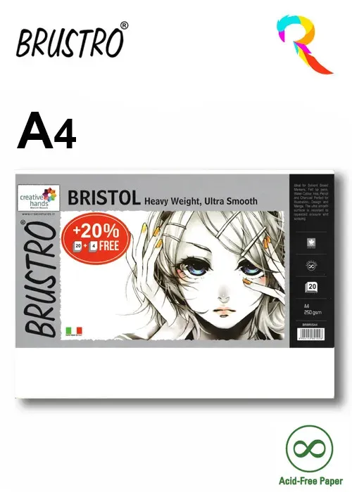 Brustro%20Heavy%20weight%20ultra%20smooth%20paper%20%20A4%20-%20Image%203