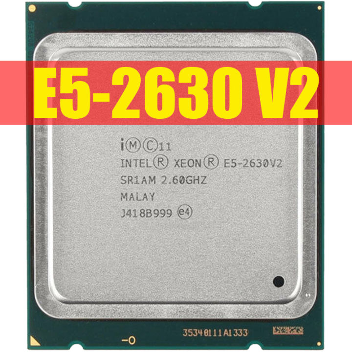 Processeur Intel Xeon E5-2630 V2 2.60GHz 6 Cœurs 15Mo Cache 80W LGA2011 (Renouvelé)