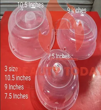3%20Pieces%20MICROWAVE%203%20Size%20FOOD%20COVER%20/%20Plate%20Cover%20Splatter%20Guard%20Non%20Stick%20Plastic%20Clear%20Dish%20Lid%20-%20Image%202