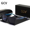 GCV Brand 2021 New Fashion Design Ultralight TR90 Square Frame Polarized Men Women Female Sunglasses Hawksbill Sports Tourism.