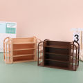 1 Set Dollhouse Mini Supermarket Shelf Mini Display Stand Storage Rack Model Toy MJD.