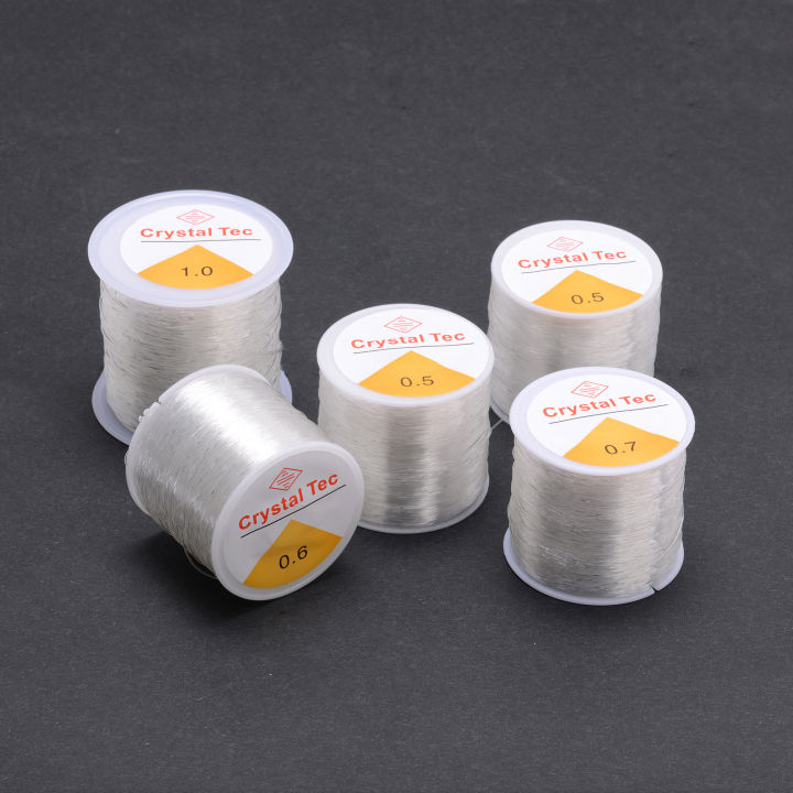 3-100M Plastic Crystal Thread DIY Beading Stretch Cords Elastic Line Jewelry Making Supply Wire String jewelry String thread