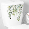 Flower Toilet Stickers Self-Adhesive Toilet Lid Stickers Bathroom Wall Sticker 3D Wall Art Decoration For Room Decor. 