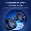 T75 Ear-Clip Bluetooth Headphones Bone Conduction Earphones Wireless Earbuds 3D Surround Stereo Bass Sports Headset with Mic.