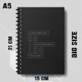Notebook Aesthetic Black Theme Ai Edition Artiqulate Journal Writing Pad K744. 