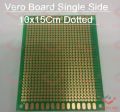 Veroboard Single Side Dot 15x10cm Glass Fiber Stripboard PCB Printed Circuit Board Project Board For Prototyping Weld Soldering Arduino DIY Electrical Circuitry & Parts.