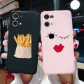 Matte Case For OPPO Reno 7 Reno 8 4G Cover Casing Cute Cartoon Phone Shell for OPPO Reno7 5G Bag OPPO F21 Pro Bumper Coque Funda. 