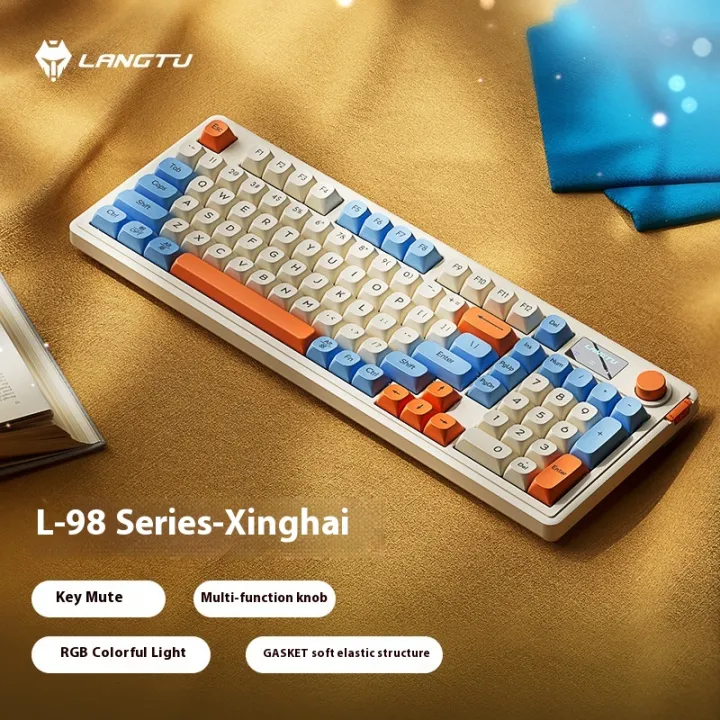 LANGTU%20L98%20Wireless%20Gaming%20Mechanical%20Touch%20Keyboard%20Bluetooth%203Mode%20Rgb%20With%20Screen%20Knob%20Office%20E-sport%20Gaming%20Silent%20Keyboard%20-%20Image%206