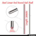 Linear Rod Round Rail Shaft 5mm Diameter 150/200/300mm Length 5mm Rod Chrome Plated CNC 3D Printer.