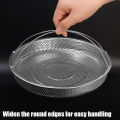 Stainless Steel Food Steamer Basket Pressure Cooker Steamer Basket with Handle Steaming Grid Drain Drainer Cooking Utensils. 