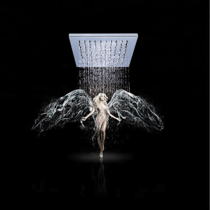 Rain Shower Head 6 Inch, High Pressure Rainfall Shower Head, new Design ...