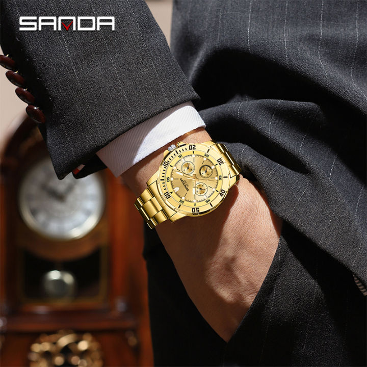 SANDA%20Simple%20Multi%20pointer%20Workplace%20Business%20Personalized%20Quartz%20Watch%20Successful%20Men's%20Watch%20SD3266-4%20-%20Image%2010