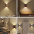LED Motion Sensor Induction Night Lights Wooden Wireless USB Rechargeable Wall Lamp for Bedroom Kitchen Corridor Stairs Lighting.