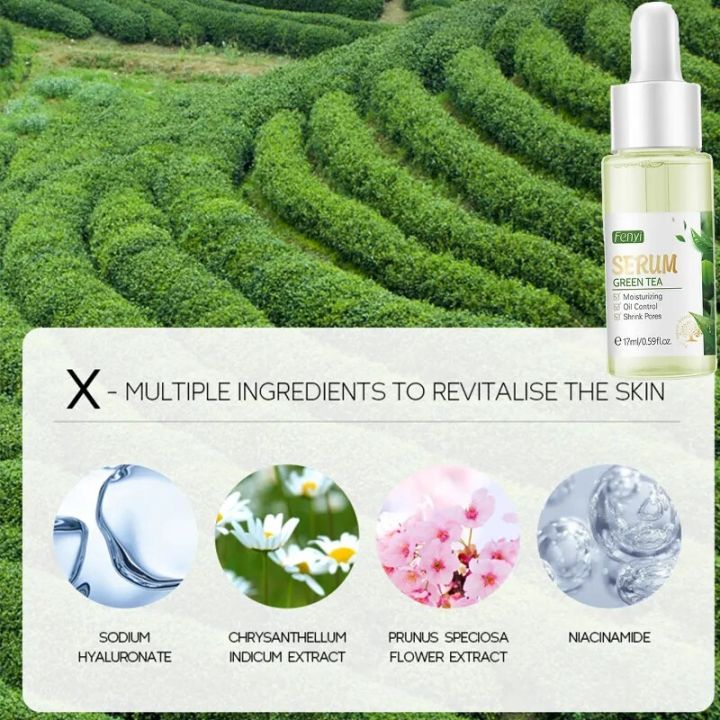 Green%20Tea%20Facial%20Kit%20Korean%20Cosmetics%20Acne%20Treatment%20Face%20Serum%20Eye%20Cream%20Fresh%20Sunscreen%20Face%20Care%20Nourish%20Sakura%20Skin%20Care%20Set%20-%20Image%204