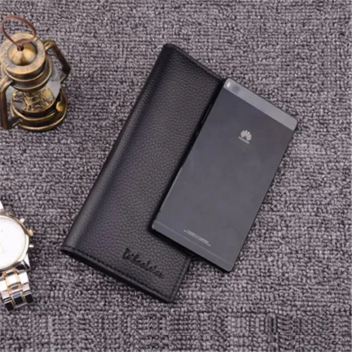 Classic%20Business%20Men%20Long%20Bifold%20PU%20Leather%203%20Color%20Solid%20Wallet%20Casual%20Card%20Clutch%20Purse%20Pockets%20-%20Image%205