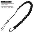 Tool Lanyard, Outdoor Tool Rope, High-Altitude Fall Prevention Safety Rope, Retractable Elastic Tool Rope 3 Pieces,Black. 