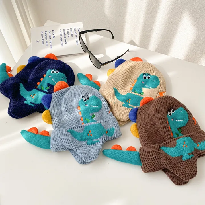%E3%80%90Big-promotion%E3%80%91%20Cute%20Dinosaur%20Winter%20Hat%20For%20Girls%20Kids%20Beanies%20Child%20Knit%20Hat%20Warm%20Earflap%20Caps%20BAWEI%20-%20Image%202