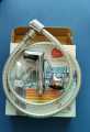 RFL Roset Push Shower Chrome Coating with 48 inches Connection pipe and hanging Clump.
