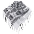 BataBata Tactical Arab Shemagh Military Scarf Outdoor Hiking Army Desert Scarves Muslim Hijab for Men Women Windproof Scarf Cotton Skull.
