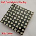 2088AS RED Color LED 60mm DOT Matrix Round Dot 8x8 5mm LED 16 Pin Leads Common Anode 7 Segment Display For Panel Moving Text Massage Arduino. 