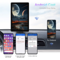 Wireless Carplay Screen 8" Portable Car Radio with Android Auto Portrait and Landscape Screen.