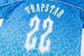 Trapstar Monogram Football Jersey T-shirts Blue No.22 Men Women 1:1 Short Sleeve Oversized Casual Tops Tee.