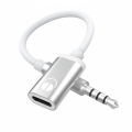 3.5mm Male to Type C Female Audio Cable Cord, Analog Audio Jack Headphone Audio Adapter for MP3 Player,Laptop,Tablets.