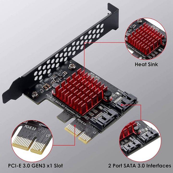 PCIe%20to%202%20Ports%20SATA%203.0%206%20Gbps%20SSD%20Adapter%20PCI-E%20PCI%20Express%20-%20Image%205