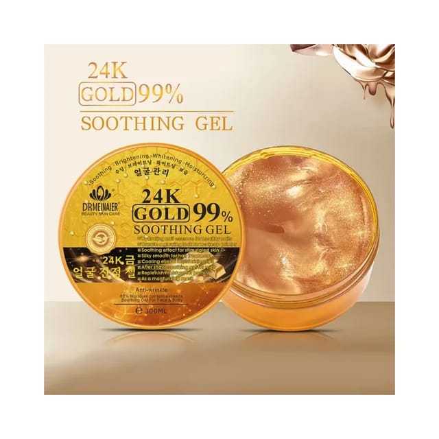 Parachute SkinPure 24K Gold Gel | 99% Pure 24K Gold| For Soft, Moisturized & Hydrated Skin| Heals, Repairs, Protects Skin| 8h moisturization| Soothes Sunburn| All Skin Types | 300 ml
