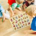 Wooden Arabic Hand Eye Coordination Matching Toy Montessori Toys for Home Boys Girls.