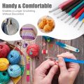 Crochet Hook Set | Different Sizes of Crochet Aluminum Hooks and Various Crocheting Accessories | Crocheting Set for Beginners and Experienced Crocheters. 