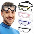 Flat Light Swimming Goggles Anti-fog Snorkeling Diving Swim Eyewear Waterproof Big Frame Glasses Men Women Swimming Accessories. 